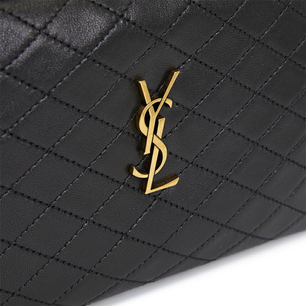 Saint Laurent Gaby zipped pouch black quilted lambskin leather - Picture 7 of 9